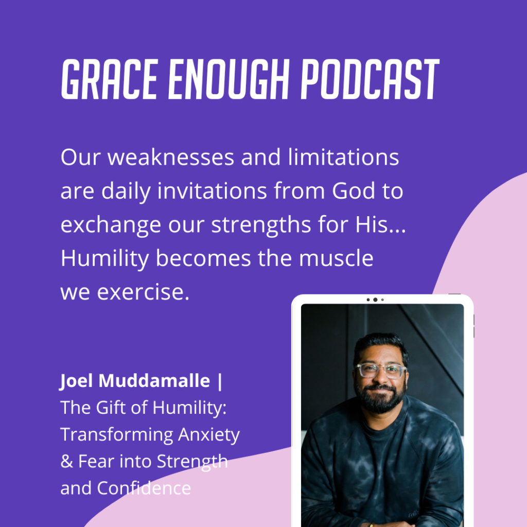 Our weaknesses and limitations are daily invitations from God to exchange our strengths for His... Humility becomes the muscle we exercise.